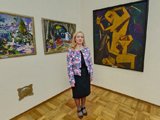 Музей М.В. Нестерова. Гончарова Н.С. - Крестьяне, собирающие виноград.